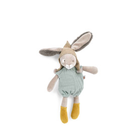 Petit lapin sauge 30cm - Trois petits lapins