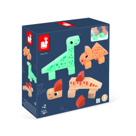 Jeu de construction Cubikosaurus Dino