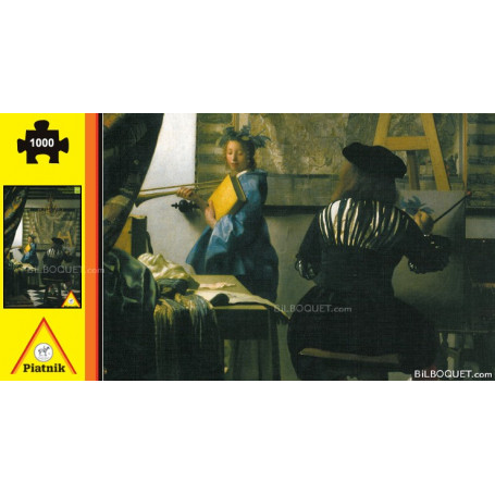 Puzzle Le Peintre dans son atelier par Johannes Vermeer 1000 pièces
