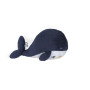 Whale hot water bottle soft toy - small calm