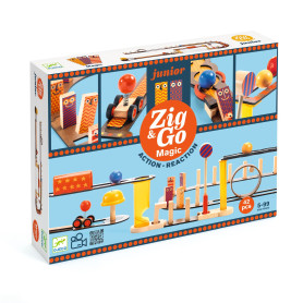 Zig & Go construction game - action-reaction - Junior magic