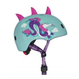 Helmet with LED Dragon 3D