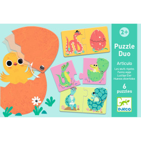 Puzzle Duo articulo - The funny eggs