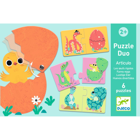 Puzzle Duo articulo - The funny eggs