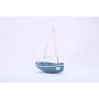 Bateau LE BACHI 17cm vert abysse - Tirot