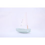 Boat LE BACHI 17cm water green - Tirot