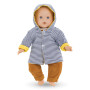 Reversible raincoat Bords de Loire - My big Corolle baby doll 36cm