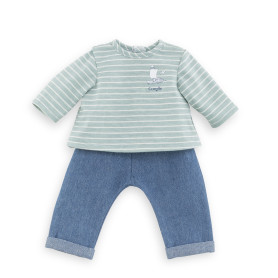 Bords de Loire trousers and sailor top - My big Corolle baby doll 36cm