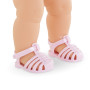 Pink sandals - My big Corolle baby doll 36cm