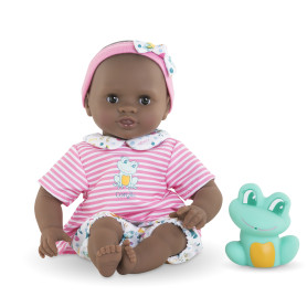 Alyzée Bath Baby Doll 30cm with frog