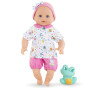 Bath Océane Baby Doll 30cm and its frog