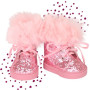 Winter glitter glam boots for 42-50cm doll