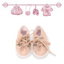 Chaussures sneakers roses pales pour poupée 42-50cm