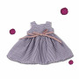 Navy blue dress for 45-50cm doll