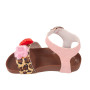 Flower sandals for doll 45-50cm