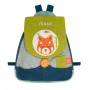 Back bag with embroidered first name - Red Panda