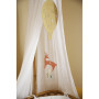 Golden fallow deer hot air balloon mobile