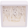 PAPERCUT square Snowy woodland night light