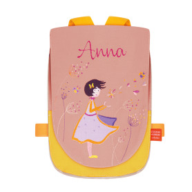 Back bag with embroidered first name - The Ladybug Seeder