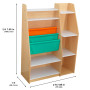 Bookcase with storage pockets - Natural