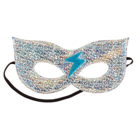 Superhero silver mask