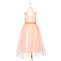 Evelyne dress, coral - Girl costume