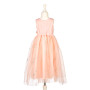 Evelyne dress, coral - Girl costume