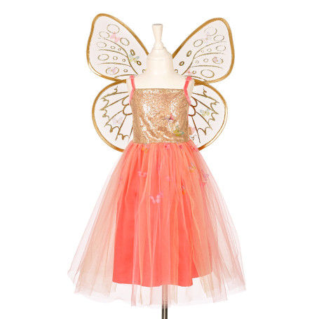Joanna dress + coral wings - Girls costume