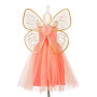 Joanna dress + coral wings - Girls costume