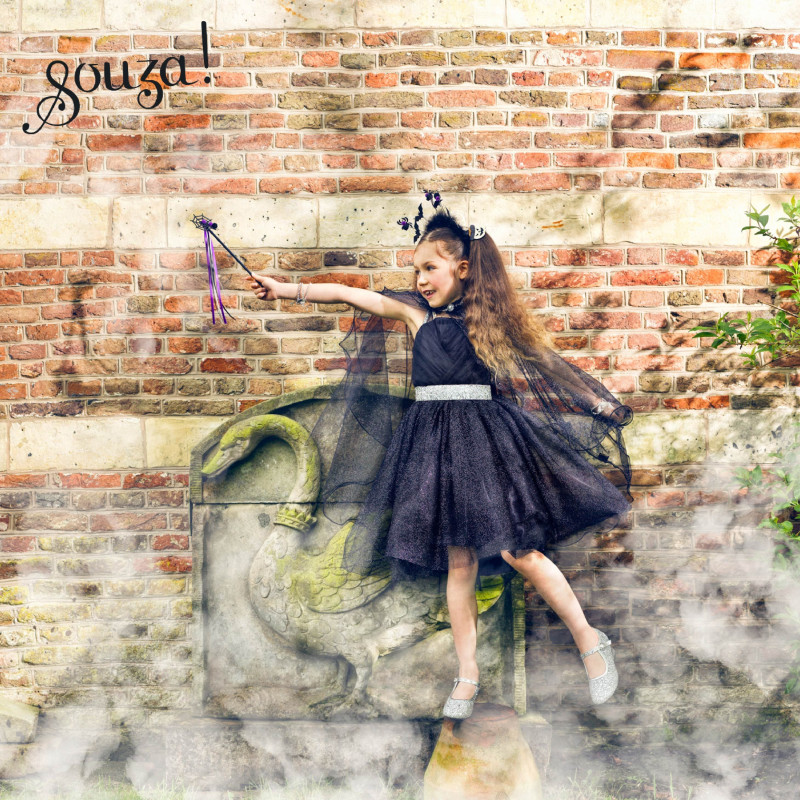 Magicoo Costume De Sorcière Pour Filles Avec Robe Et Chapeau