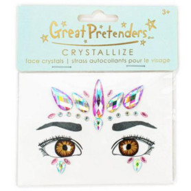 Unicorn sticker rhinestones for the face - Girl costume