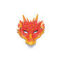 Masque de dragon rouge