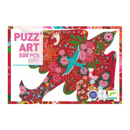 Puzz'Art Oiseau - Puzzle 500 Pièces