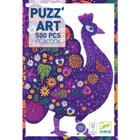 Puzz'Art Peacock - Puzzle 500 Pieces