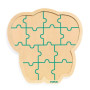 Wooden elephant puzzle  - 14 pieces