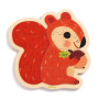 Wooden Squirrel Puzzle - 16 pieces