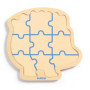 Wooden Hedgehog Puzzle - 9 pieces