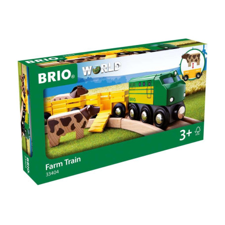 5-piece farm animal train