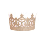 Golden glitter crown - Costume