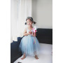 Blue shimmering sequin princess dress - Size 7-8 years