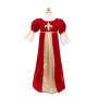 Robe de reine Médiévale Tudor rouge