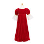 Robe de reine Médiévale Tudor rouge - Taille 5/6 ans