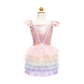 Pink rainbow tutu dress - size 5-6ans - Girl costume