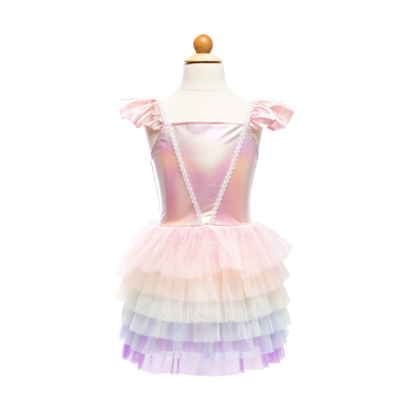 Pink rainbow tutu dress - size 5-6ans - Girl costume