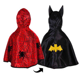 Reversible spider/bat cape - Size 2-3 years - Costume