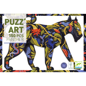 Puzz'Art Panthère noire -  Puzzle 150 Pièces