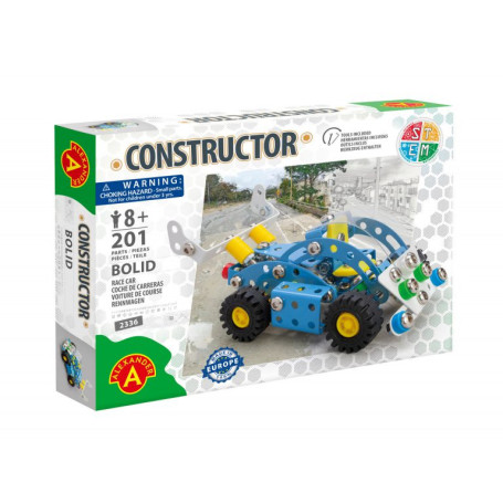 Constructor Métal -  Voiture de course Bolid - 201 pièces