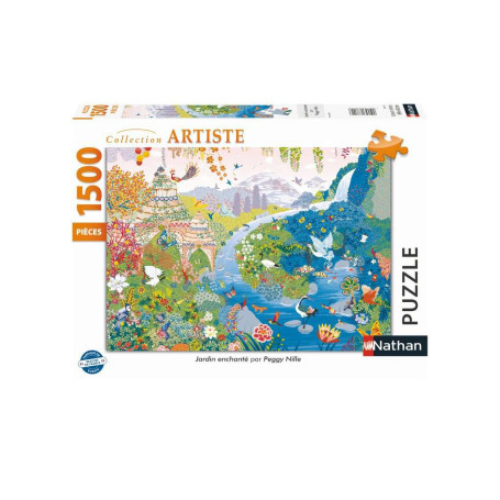 Puzzle 1500 pièces - Peggy Nille - Jardin enchanté