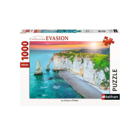 Puzzle 1000 pièces - Les falaises d'Etretat