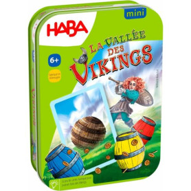 La vallée des Vikings - jeu de cartes - boite métal